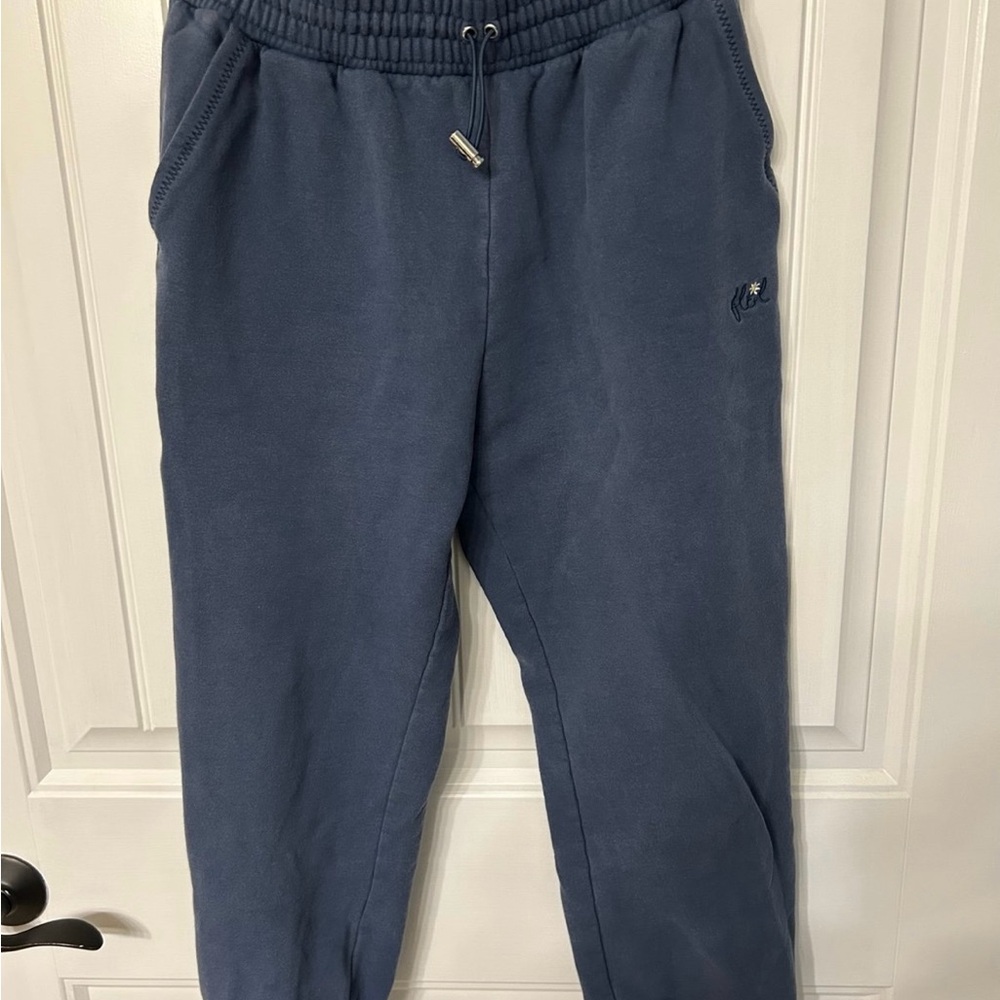 For Love And Lemons Blue Jogger Sweatpants